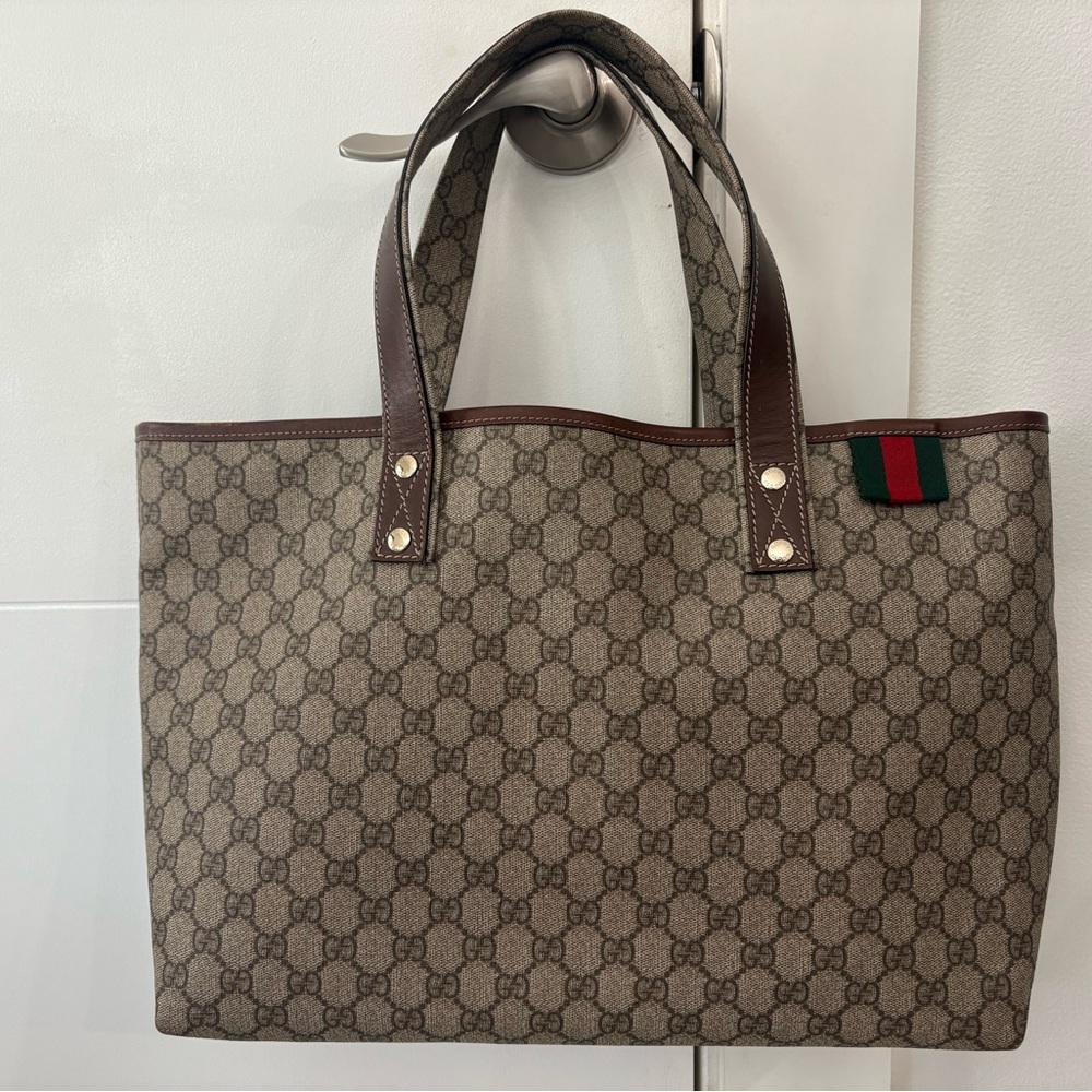 Gucci Monogram Tote Bag